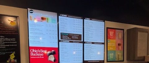 Digital Menu Board Installation photo